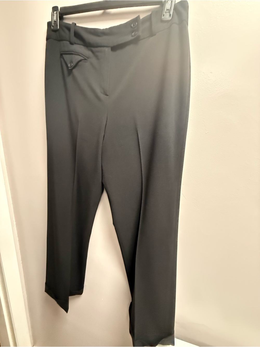 2/$45 all $30 Pants. GUC Larry Levine Stretch Tailored Black Pants w/Cuffs Sz 12